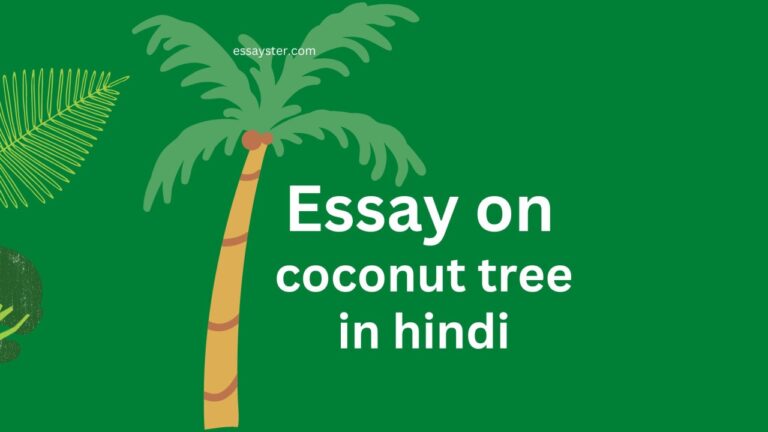 Read more about the article नारियल के पेड़ पर निबंध | Essay on coconut tree in Hindi